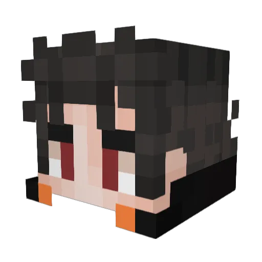 GreenArrow866 Minecraft avatar head, 3D render