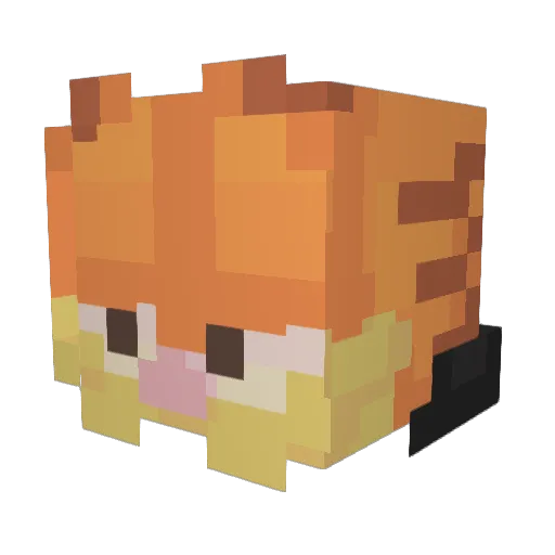 GreenBean1483 Minecraft avatar head, 3D render