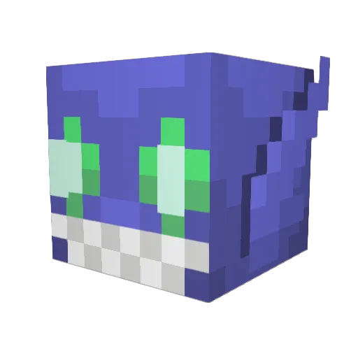 GreenCauldron08 Minecraft avatar head, 3D render