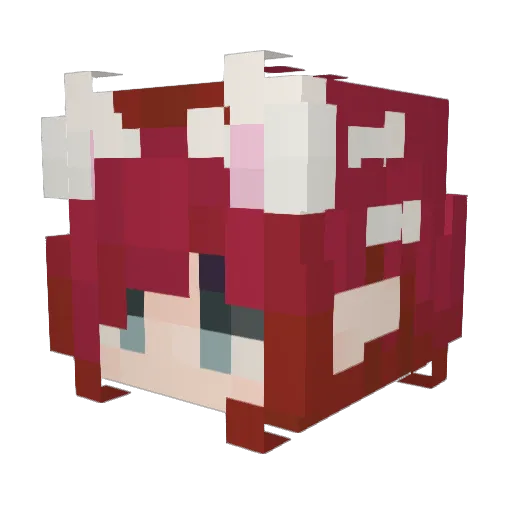 GreenDragon0076 Minecraft avatar head, 3D render