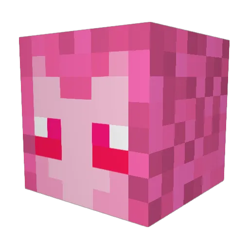 GreenElphaba Minecraft avatar head, 3D render