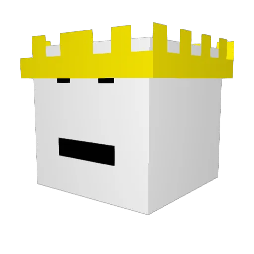 GreenFan76 Minecraft avatar head, 3D render
