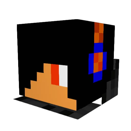 GreenFrizz Minecraft avatar head, 3D render
