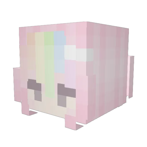 GreenFrog5128 Minecraft avatar head, 3D render