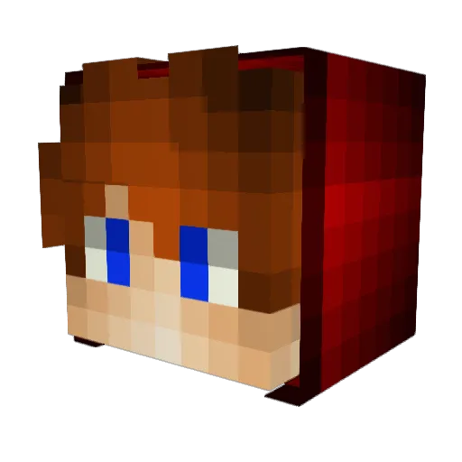 GreenGhost420 Minecraft avatar head, 3D render