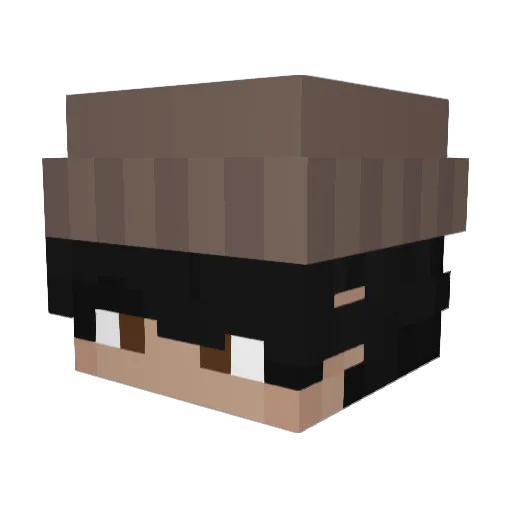 GreenGiant0410 Minecraft avatar head, 3D render