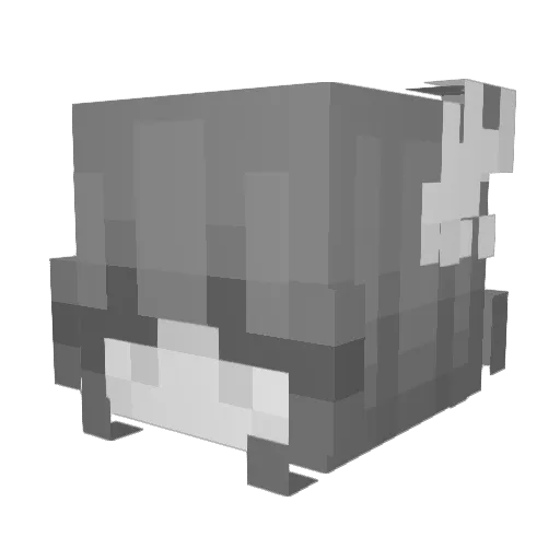 GreenGrapeTea_TW Minecraft avatar head, 3D render