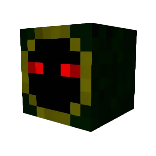 GreenKnight1998 Minecraft avatar head, 3D render