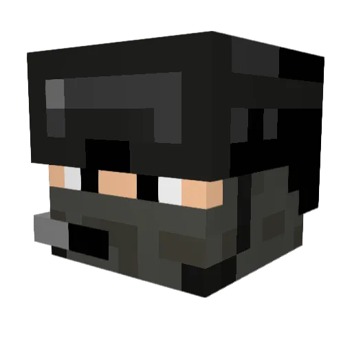 GreenKnight2012 Minecraft avatar head, 3D render