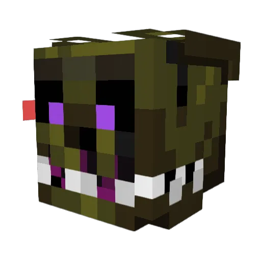 GreenMachine1602 Minecraft avatar head, 3D render