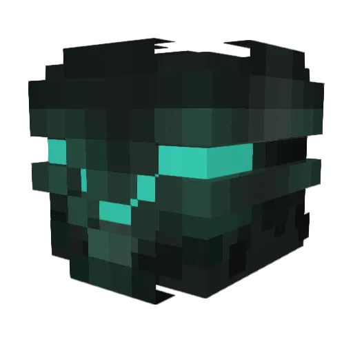 GreenPandaLo Minecraft avatar head, 3D render