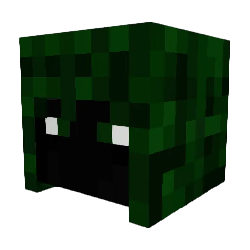 GreenPhoenix266 Minecraft avatar head, 3D render