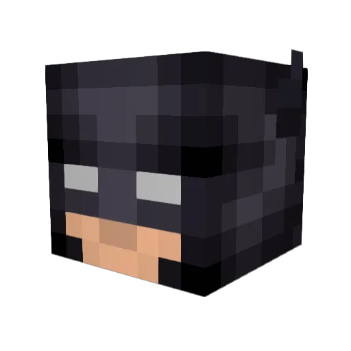 GreenRangerz Minecraft avatar head, 3D render