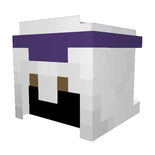 GreenSBG Minecraft avatar head, 3D render