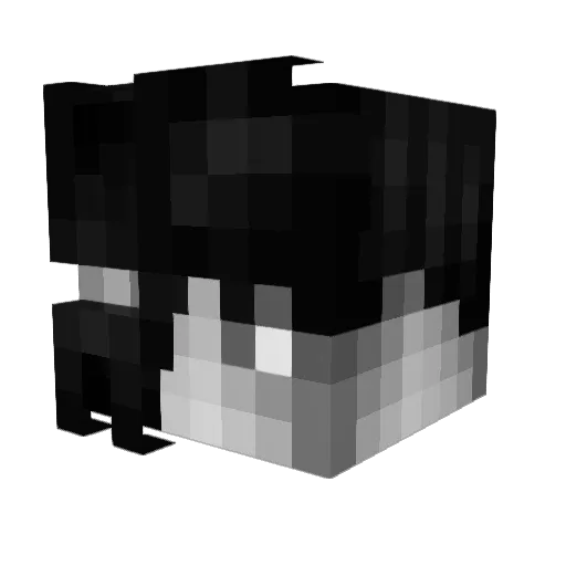 GreenSlime76 Minecraft avatar head, 3D render