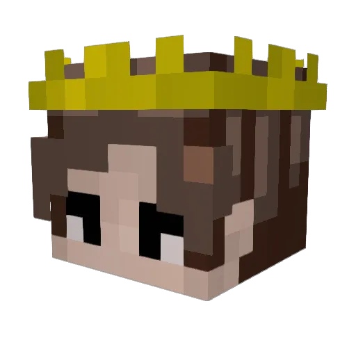 GreenTea369 Minecraft avatar head, 3D render