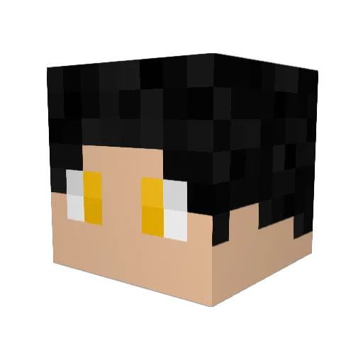 GreenTheUmbreon Minecraft avatar head, 3D render