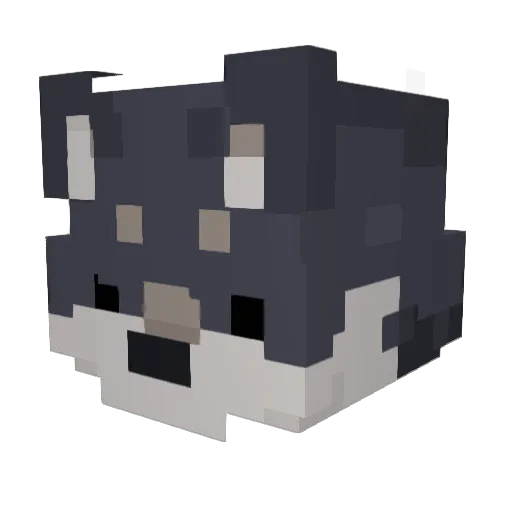 GreenWizzrobe Minecraft avatar head, 3D render
