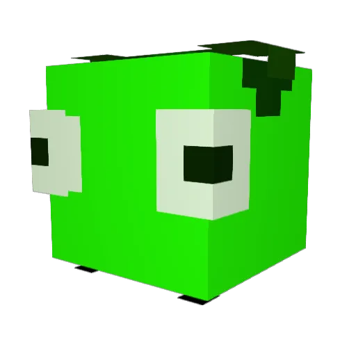 Green_Bean9662 Minecraft avatar head, 3D render