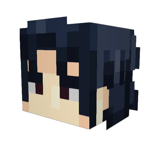 Green_Inja Minecraft avatar head, 3D render