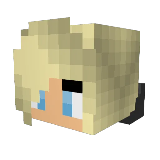 Green_Koala Minecraft avatar head, 3D render