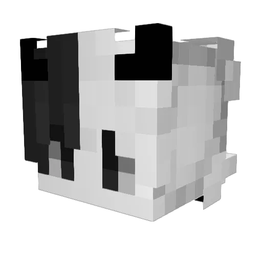 Green_MC_Bean Minecraft avatar head, 3D render