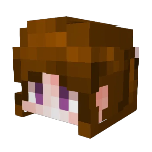 Green_Mesil Minecraft avatar head, 3D render