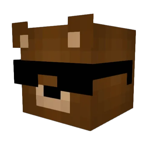 Green_Smurf16 Minecraft avatar head, 3D render