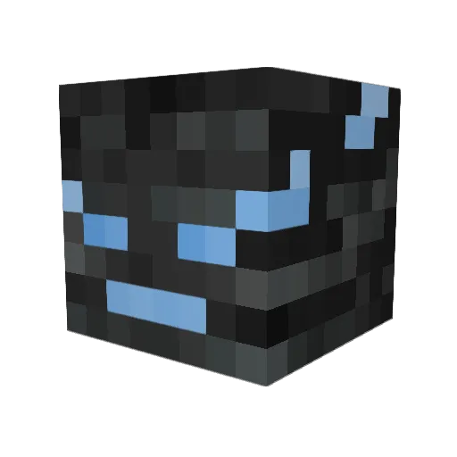Green_X22 Minecraft avatar head, 3D render