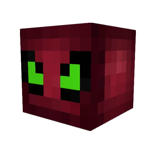GreenfaceONE Minecraft avatar head, 3D render