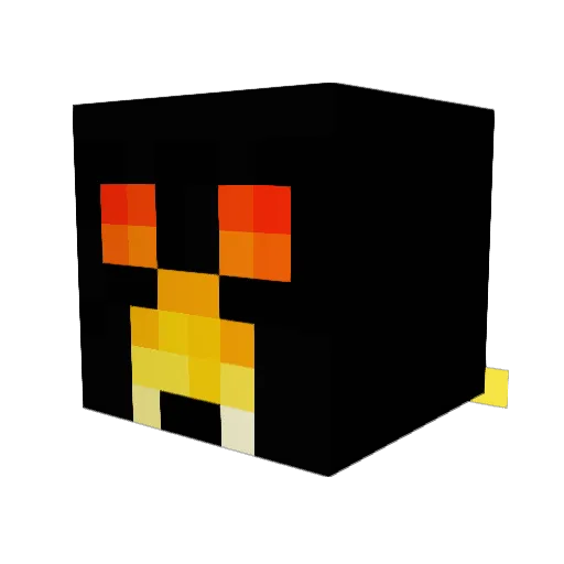 Greenhero7 Minecraft avatar head, 3D render
