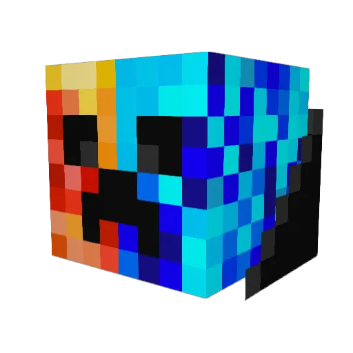 Greenlight846 Minecraft avatar head, 3D render