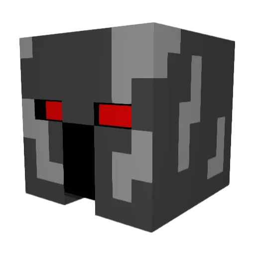 Greenman72 Minecraft avatar head, 3D render