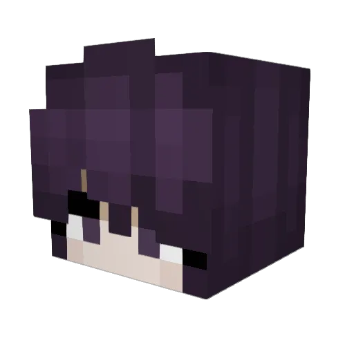 Greenmouse9 Minecraft avatar head, 3D render