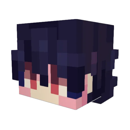 Greenwolf161 Minecraft avatar head, 3D render