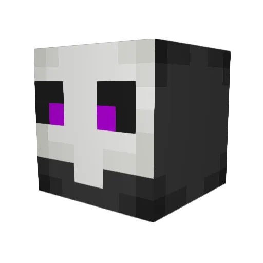 Greepbo Minecraft avatar head, 3D render