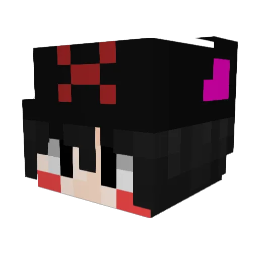Greey360 Minecraft avatar head, 3D render