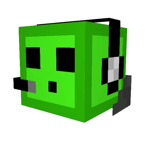 GregBuilder21 Minecraft avatar head, 3D render