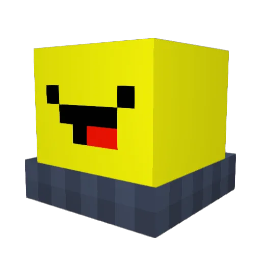 GregEgg Minecraft avatar head, 3D render