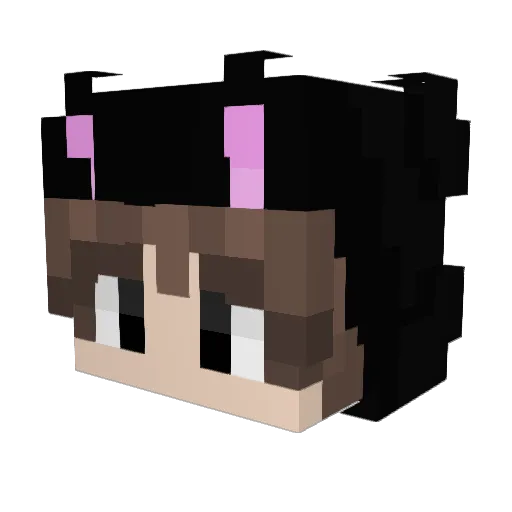 GregJack Minecraft avatar head, 3D render
