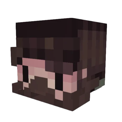 GregTechEngineer Minecraft avatar head, 3D render