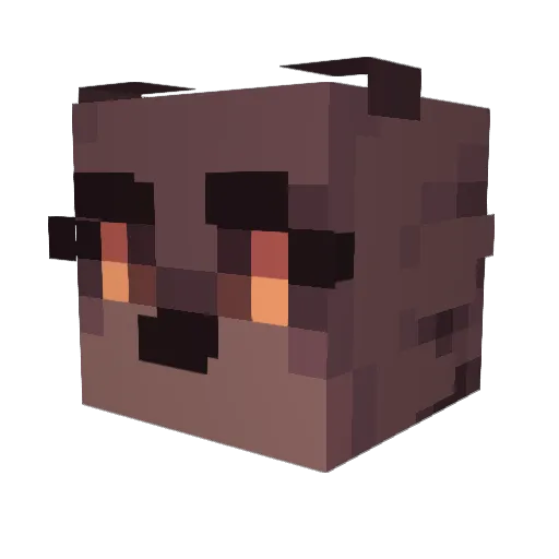 GregTechMaso Minecraft avatar head, 3D render