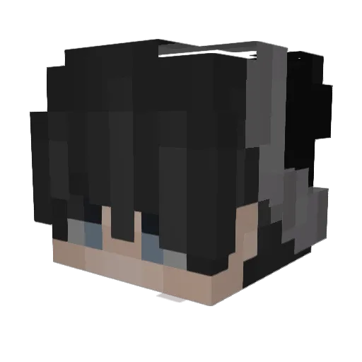 GregWWW Minecraft avatar head, 3D render