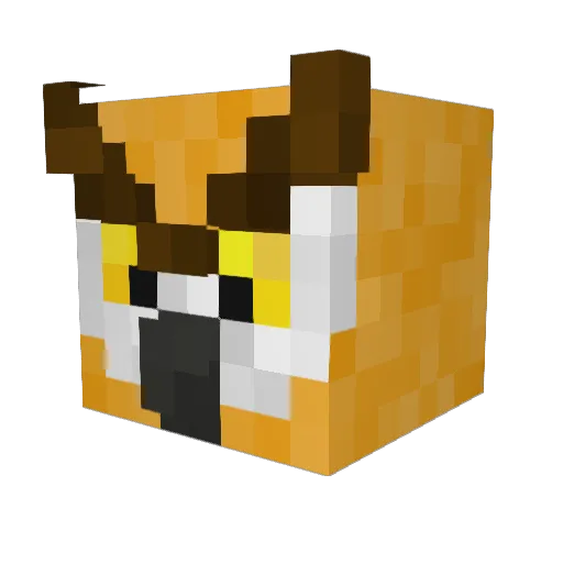 Grega1990 Minecraft avatar head, 3D render