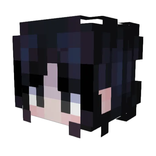 Greglc Minecraft avatar head, 3D render
