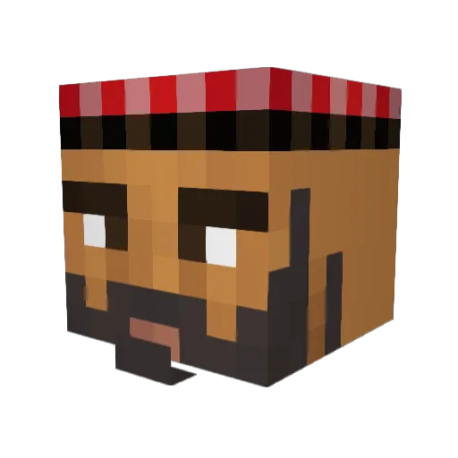 Minecraft-Avatar von GregorBagd: Kopf als 3D-Render