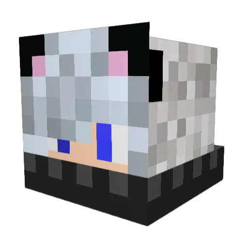 GregorSmash Minecraft avatar head, 3D render