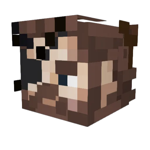 Gregorovich97 Minecraft avatar head, 3D render