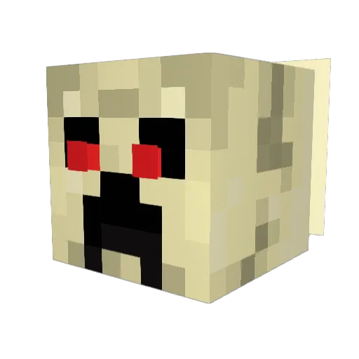 Gregorygra Minecraft avatar head, 3D render