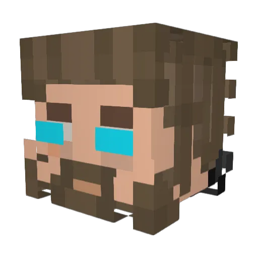 Greiffe99 Minecraft avatar head, 3D render
